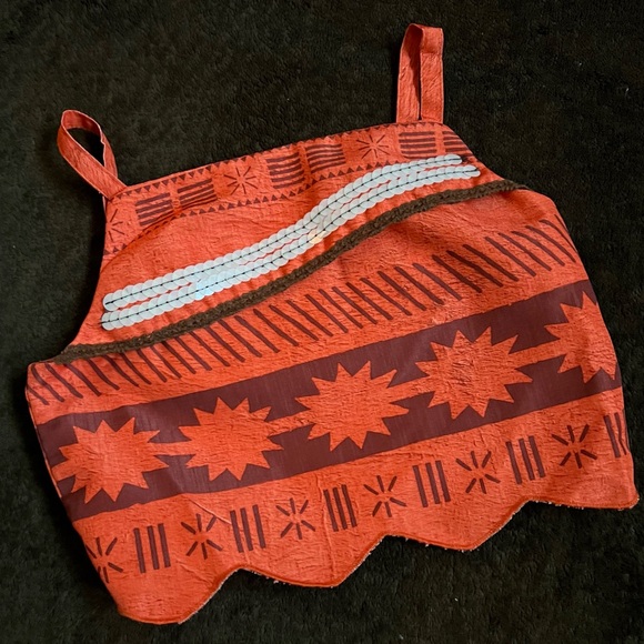 DISNEY STORE Authentic Girl’s Moana Costume Size 7/8 - Picture 8 of 13
